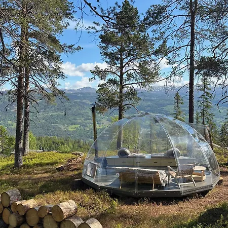 Glass-Igloo With Spectacular Views Of Majestic Mountains Kleiv (Buskerud)