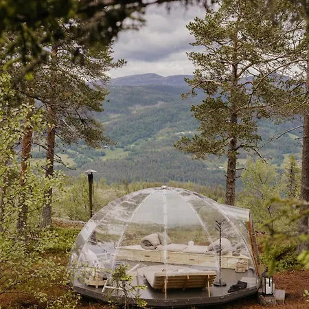 Glass-Igloo With Spectacular Views Of Majestic Mountains Kleiv (Buskerud)